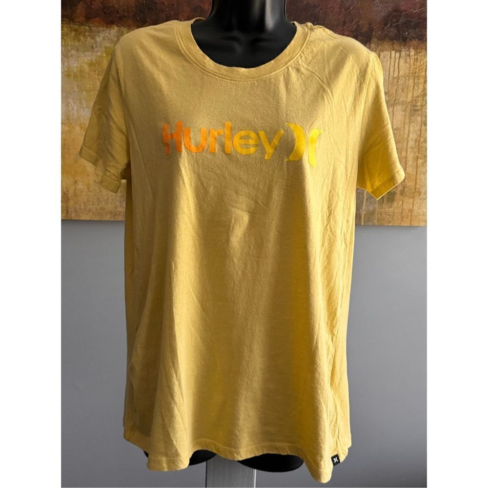 Hurley Yellow Tee, size L